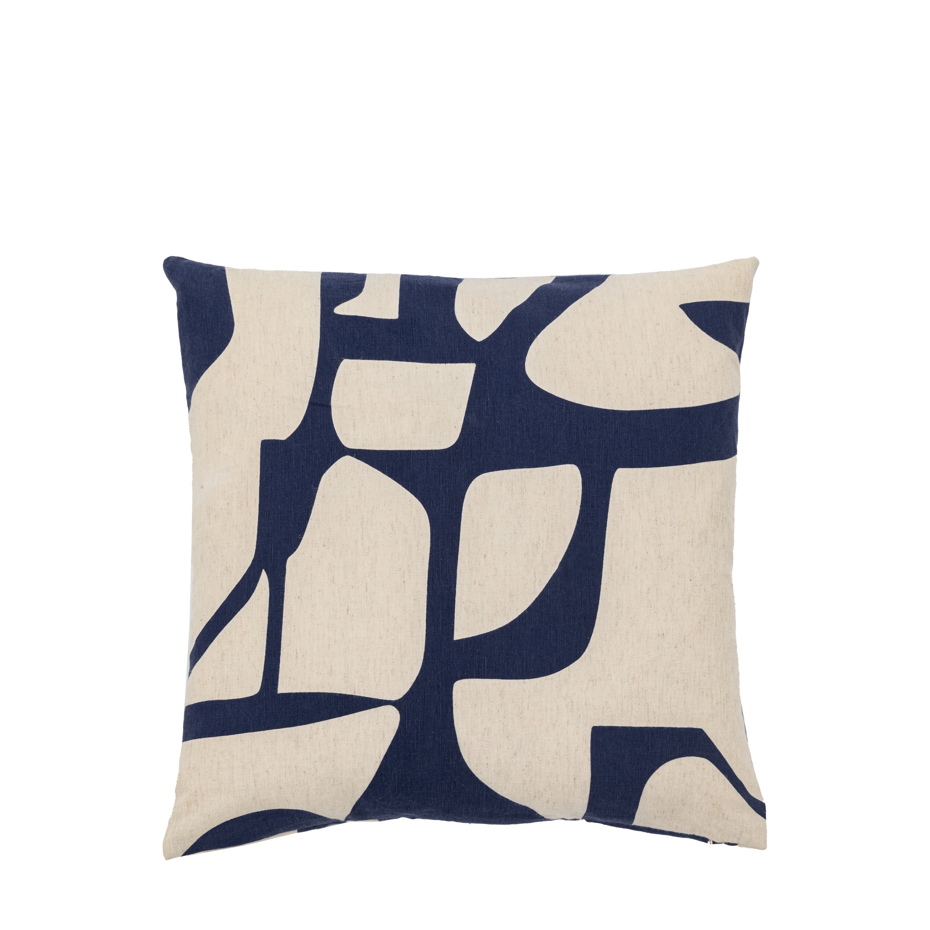 Ardala Ink Blue Graphic Square Cushion